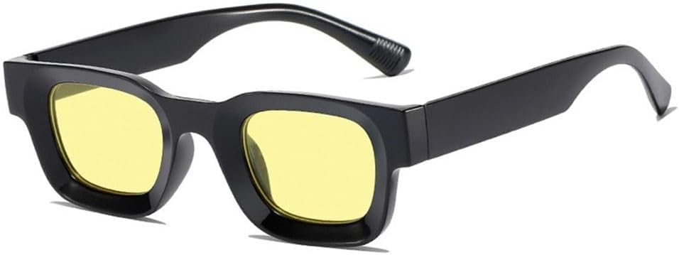 Винтажные солнцезащитные очки массивные, прямоугольной формы, для пляжа/путешествий/уличной моды, с защитой от УФ-излучения UV400, для женщин и мужчин KTUCN, Black-yellow
Винтажные солнцезащитные очки массивные, прямоугольной формы, для пляжа/путешествий/уличной моды, с защитой от УФ-излучения UV400, для женщин и мужчин KTUCN, Black-yellow