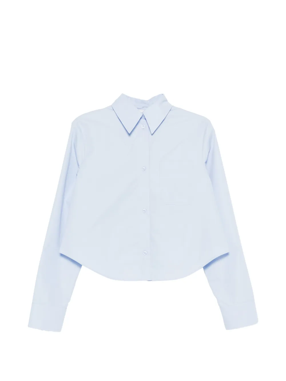 Укороченная рубашка с карманом Sportmax, синий
Укороченная рубашка с карманом Sportmax, синий