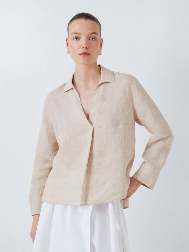 Льняная рубашка - туника John Lewis, цвет Natural
Льняная рубашка - туника John Lewis, цвет Natural