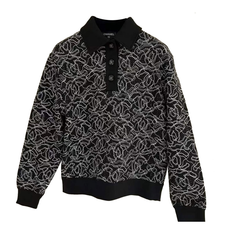 CHANEL Футболка-поло женская Black White
CHANEL Футболка-поло женская Black White