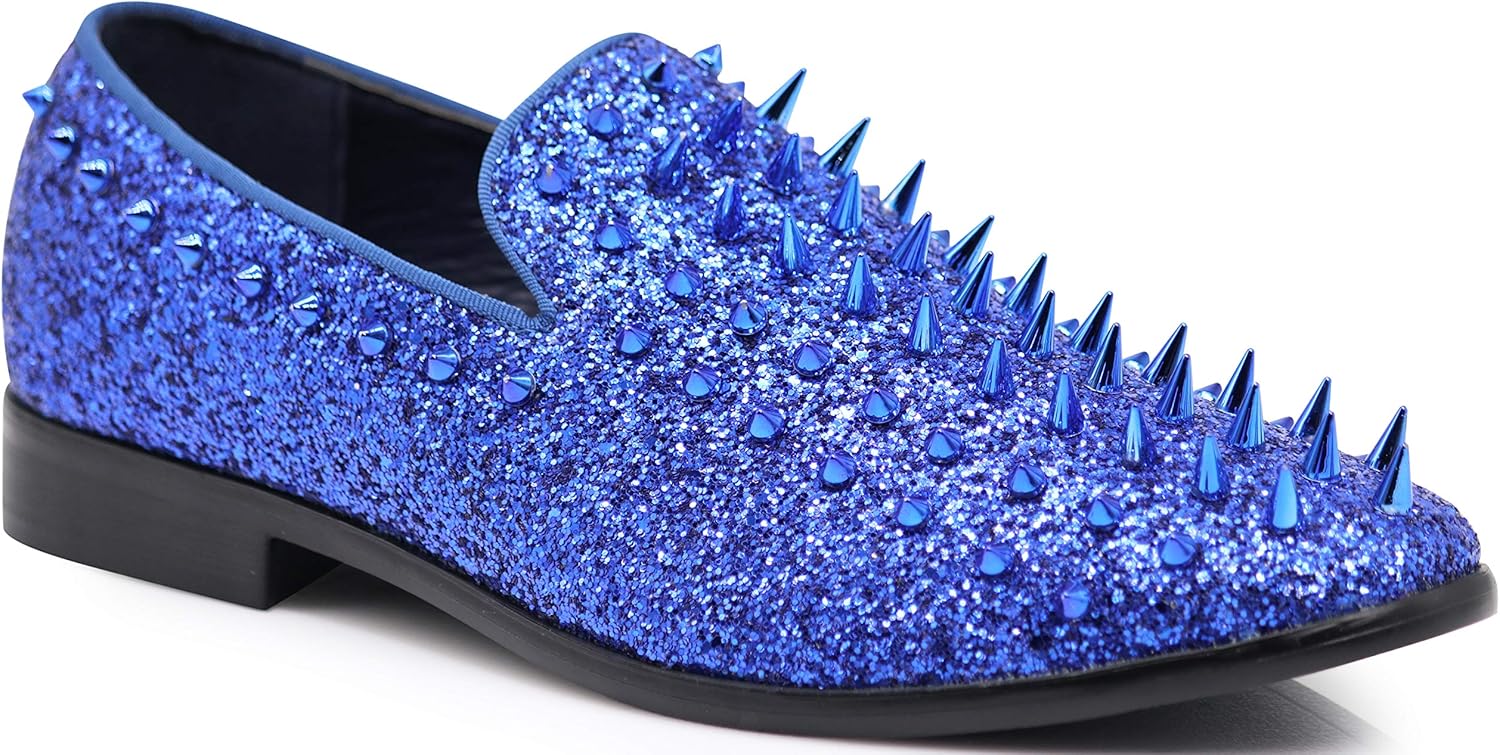 Мужские винтажные лоферы SPK09 с шипами, слипоны, модная обувь, классические вечерние туфли-токседо Enzo Romeo, синий
Мужские винтажные лоферы SPK09 с шипами, слипоны, модная обувь, классические вечерние туфли-токседо Enzo Romeo, синий