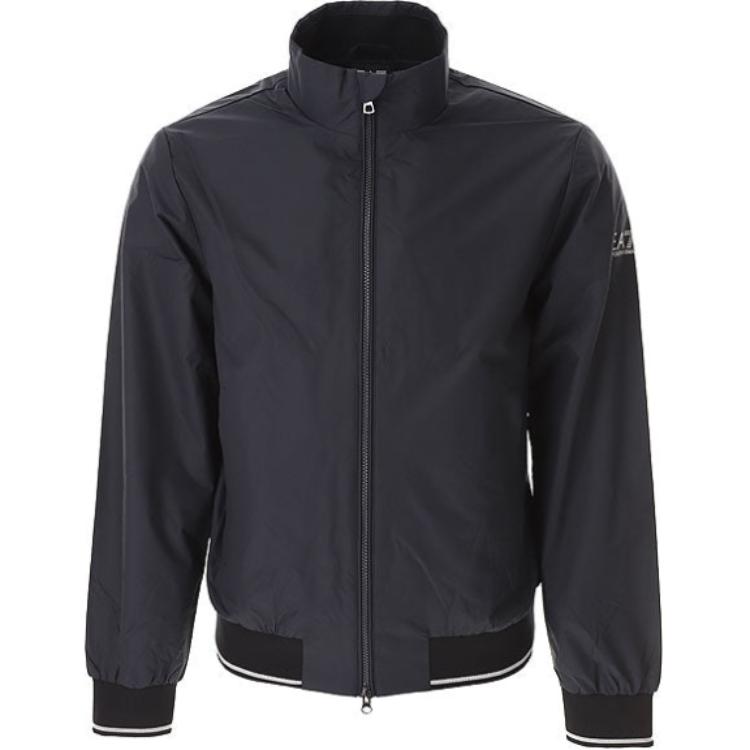 Куртка легкая на молнии с принтом логотипа Ea7 EMPORIO ARMANI, морской синий 
Куртка легкая на молнии с принтом логотипа Ea7 EMPORIO ARMANI, морской синий