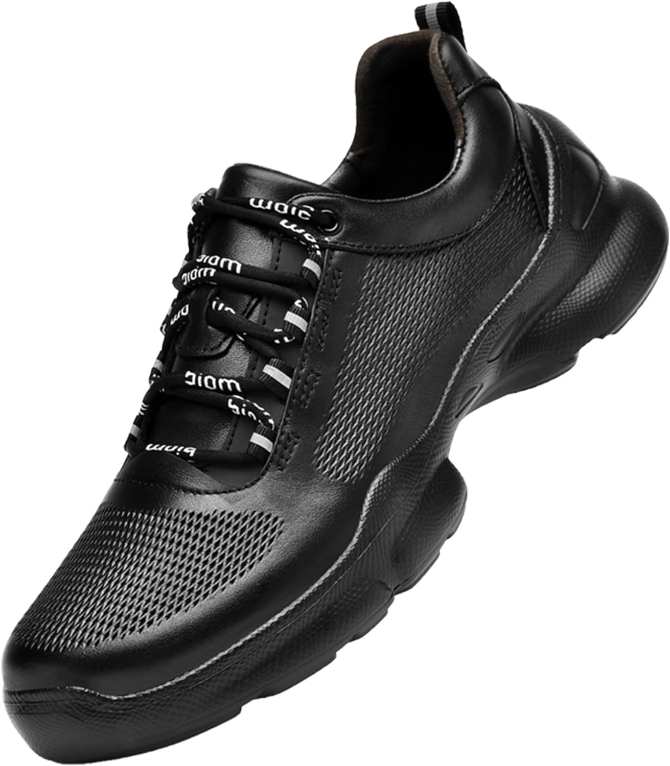 Мужские кроссовки из кожи, повседневные прогулочные туфли, настоящая кожа, противоскользящие, износостойкие, модные кроссовки Laximu, черный
Мужские кроссовки из кожи, повседневные прогулочные туфли, настоящая кожа, противоскользящие, износостойкие, модные кроссовки Laximu, черный