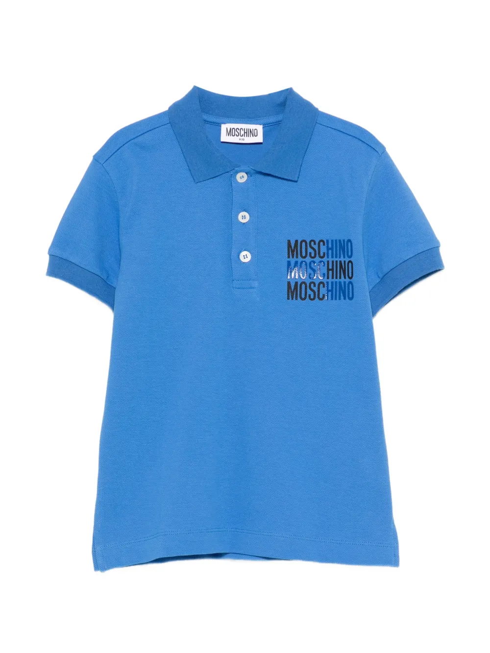 Поло с принтом-логотипом Moschino Kids, синий
Поло с принтом-логотипом Moschino Kids, синий