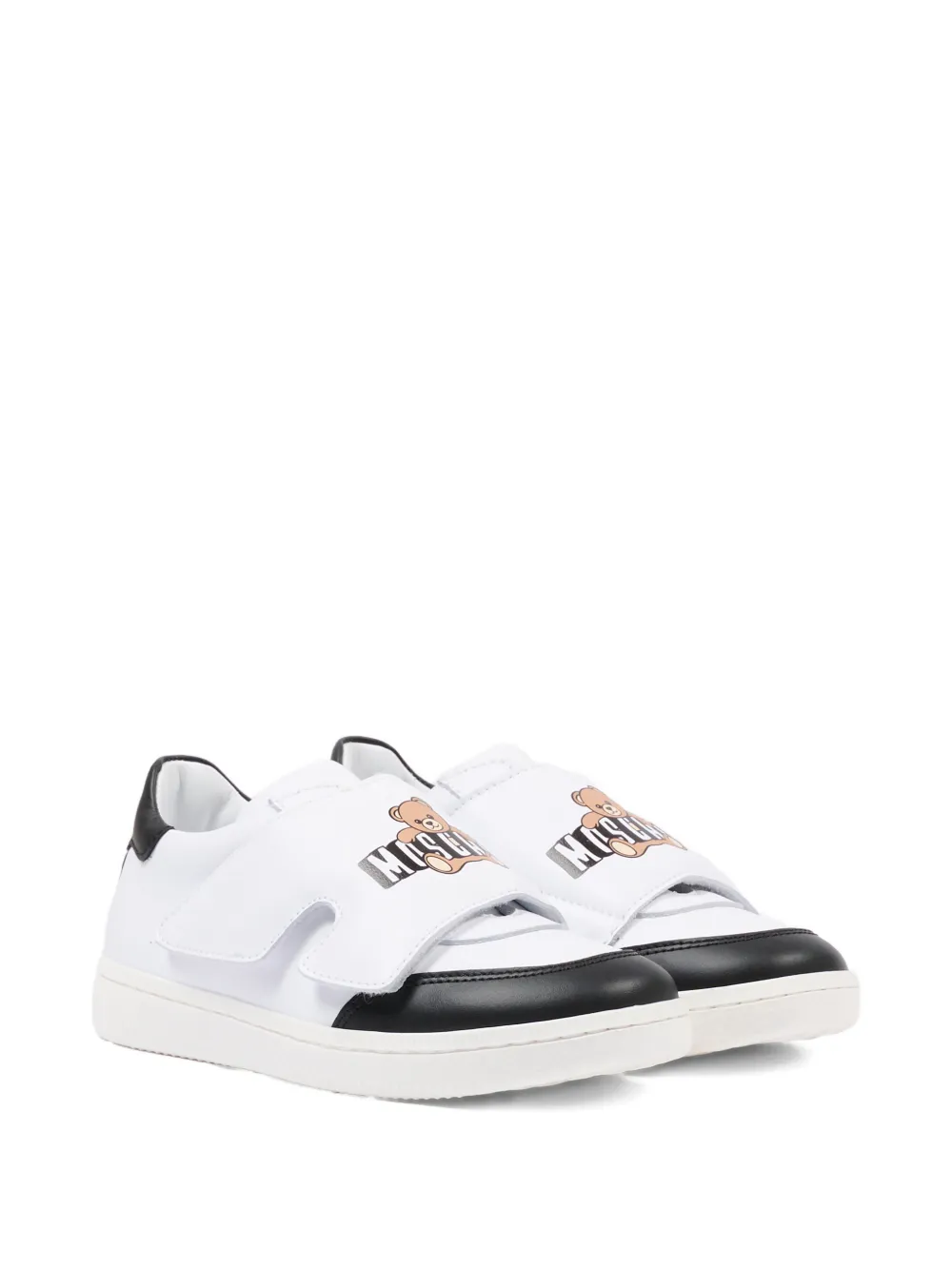 Низкие кеды с аппликацией Moschino Kids, белый
Низкие кеды с аппликацией Moschino Kids, белый