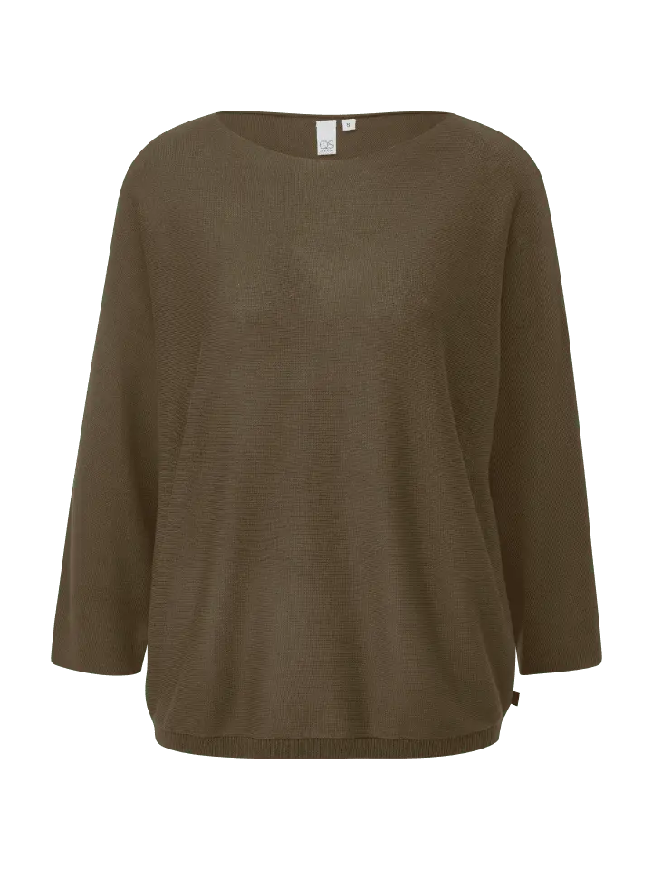 Пуловер QS Strick 3/4 Arm, оливковый
Пуловер QS Strick 3/4 Arm, оливковый