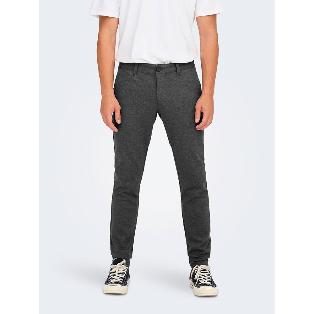 Брюки Only & Sons Mark Tap Herringbone 2911, серый
Брюки Only & Sons Mark Tap Herringbone 2911, серый