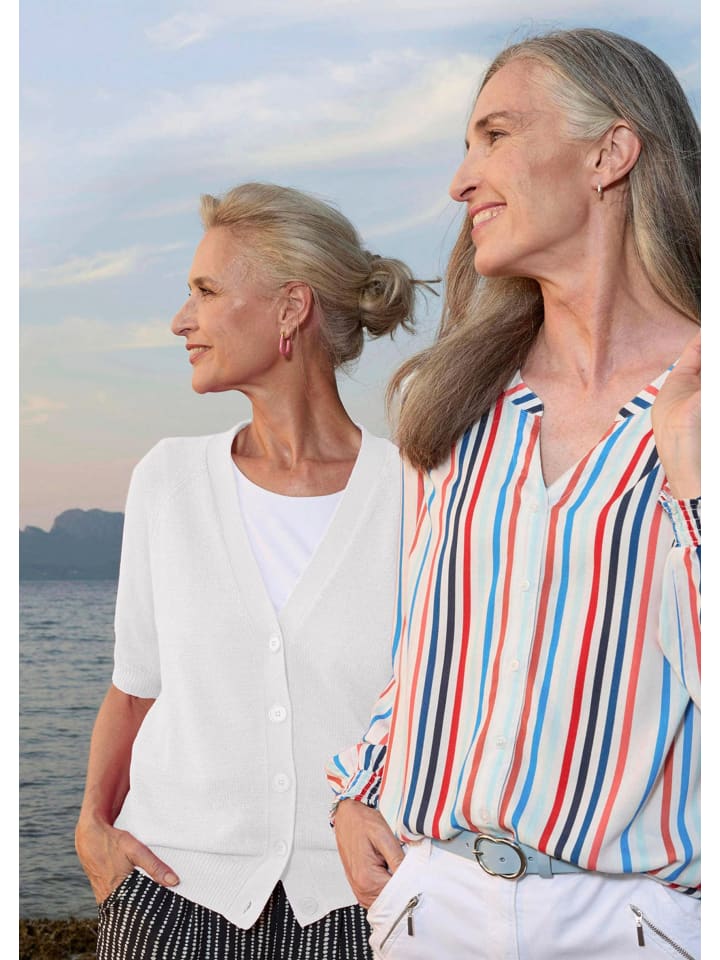 GOLDNER Укороченный размер: женский кардиган розового цвета с короткими рукавами белого цвета
GOLDNER Укороченный размер: женский кардиган розового цвета с короткими рукавами белого цвета