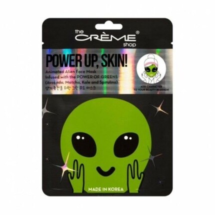 Маска для лица Power Up Skin Alien 25G, The Crème Shop
Маска для лица Power Up Skin Alien 25G, The Crème Shop