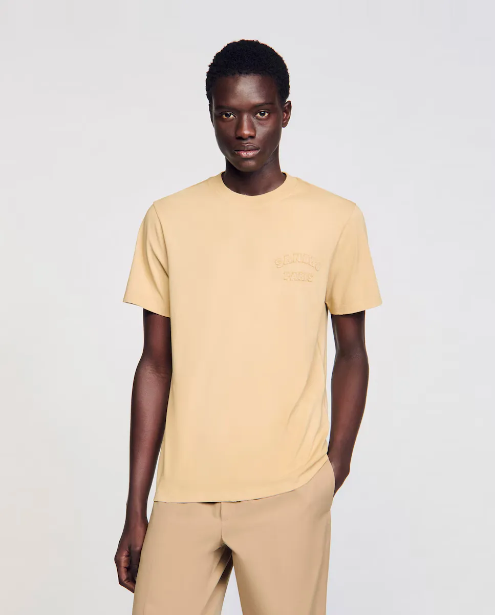 Футболка мужская с эффектом потертости Sandro, бежевый
Футболка мужская с эффектом потертости Sandro, бежевый