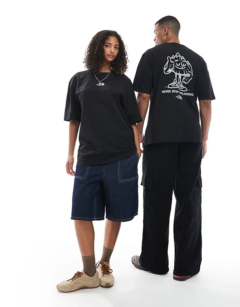 Футболка унисекс с принтом «The North Face Mountain Fun» черного цвета
Футболка унисекс с принтом «The North Face Mountain Fun» черного цвета