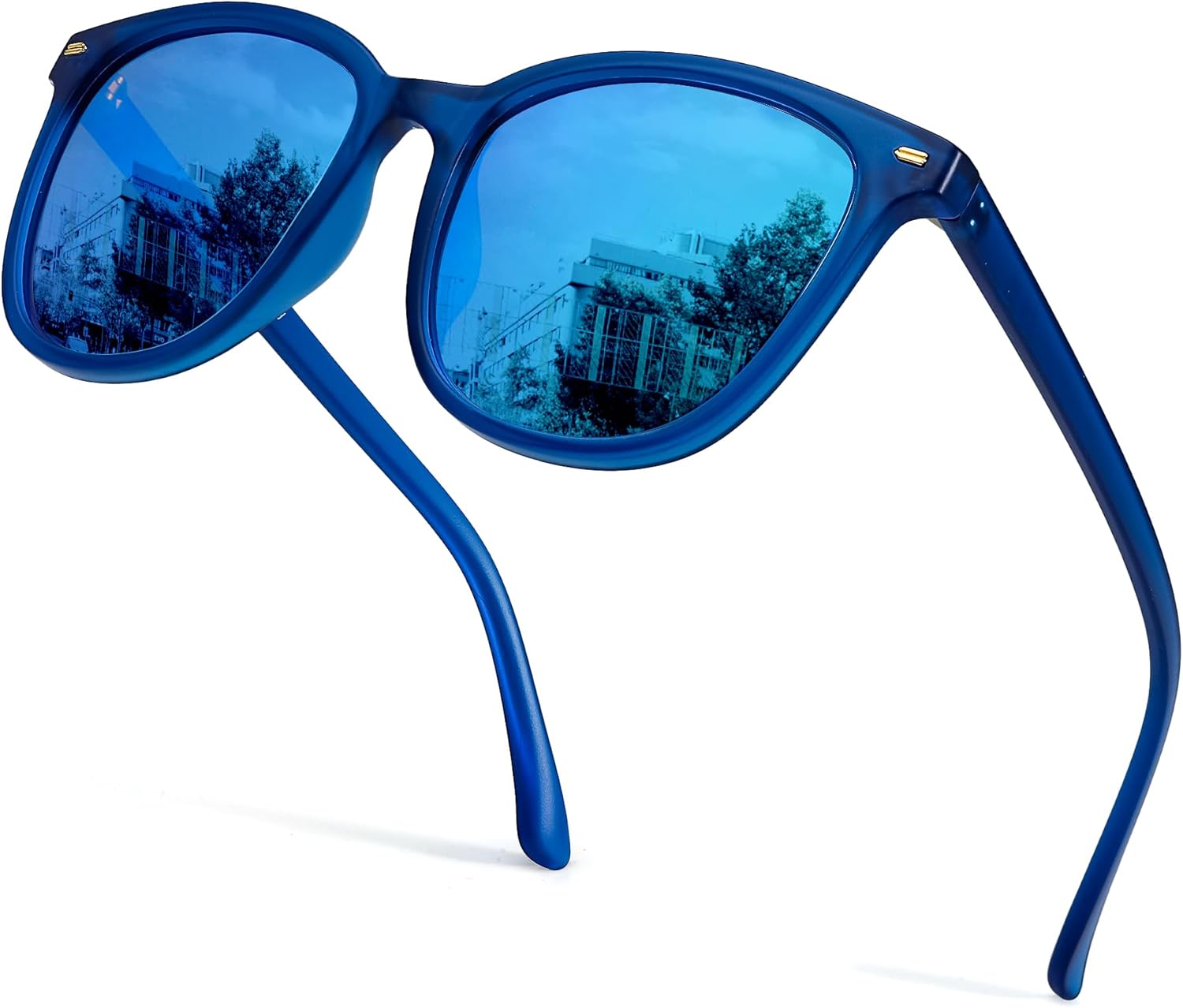 Солнцезащитные очки SIPHEW с зеркальными поляризованными линзами для женщин - дизайнерские квадратные пляжные очки большого размера с защитой от УФ-излучения UV400, A11-matte Blue Frame Blue Mirror Len
Солнцезащитные очки SIPHEW с зеркальными поляризованными линзами для женщин - дизайнерские квадратные пляжные очки большого размера с защитой от УФ-излучения UV400, A11-matte Blue Frame Blue Mirror Len