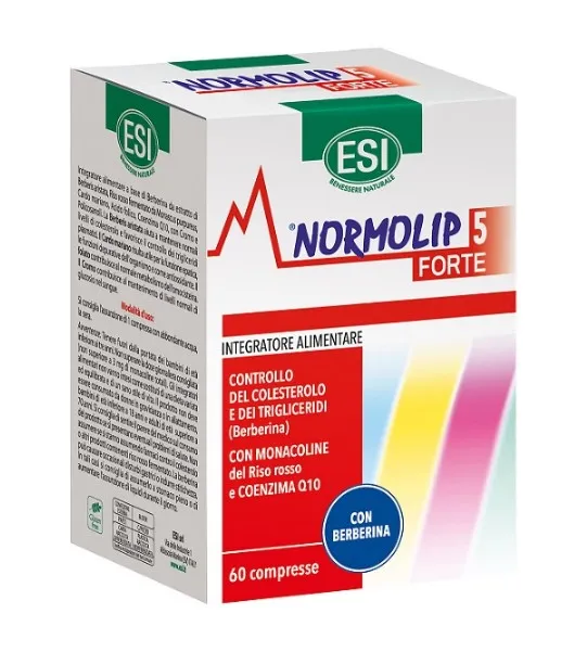 Esi Normolip 5 Forte 60 таблеток для контроля уровня холестерина
Esi Normolip 5 Forte 60 таблеток для контроля уровня холестерина