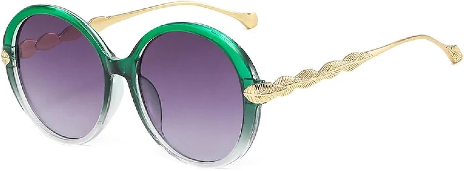 Ретро-солнцезащитные очки в крупной металлической оправе, круглые, для женщин и мужчин, модные, роскошные, для активного отдыха и путешествий, с защитой от УФ-излучения UV400 TKKTLLT, Gold Green Gray
Ретро-солнцезащитные очки в крупной металлической оправе, круглые, для женщин и мужчин, модные, роскошные, для активного отдыха и путешествий, с защитой от УФ-излучения UV400 TKKTLLT, Gold Green Gray