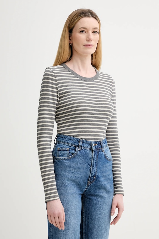 Хлопковый лонгслив Marc O'Polo, серый
Хлопковый лонгслив Marc O'Polo, серый