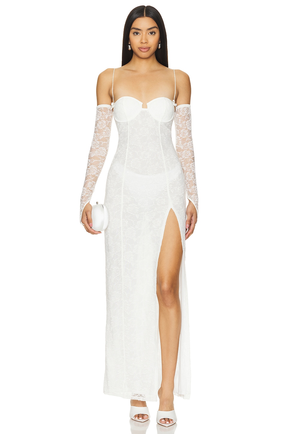 Платье макси najma Nbd, белый
Платье макси najma Nbd, белый