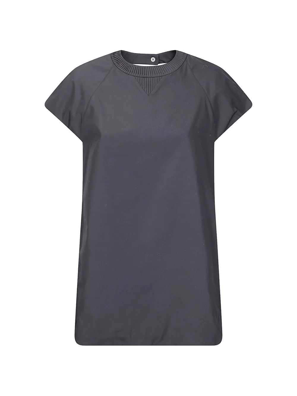 Платье из поплина с короткими рукавами Sacai, серый
Платье из поплина с короткими рукавами Sacai, серый