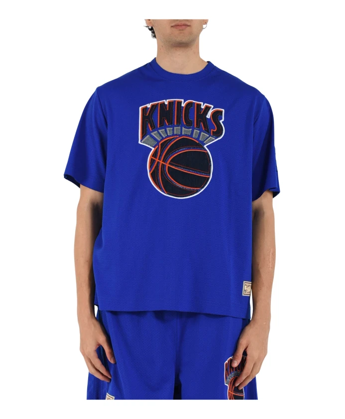 Футболка с вышивкой в виде сетки с символикой команды «Нью-Йорк Никс». Purple Brand, синий
Футболка с вышивкой в виде сетки с символикой команды «Нью-Йорк Никс». Purple Brand, синий