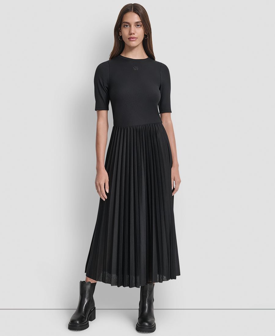 Женское миди-платье с балетными рукавами и плиссировкой DKNY Jeans, Black
Женское миди-платье с балетными рукавами и плиссировкой DKNY Jeans, Black