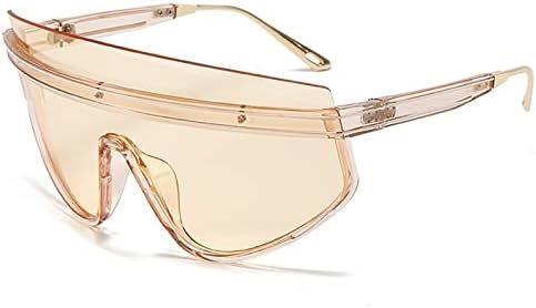 Солнцезащитные очки-щитки One Piece для женщин, винтажные, увеличенного размера, в полуободковой оправе, в полоску, мужские, цвета шампанского, черные MTZJH, Champagne
Солнцезащитные очки-щитки One Piece для женщин, винтажные, увеличенного размера, в полуободковой оправе, в полоску, мужские, цвета шампанского, черные MTZJH, Champagne