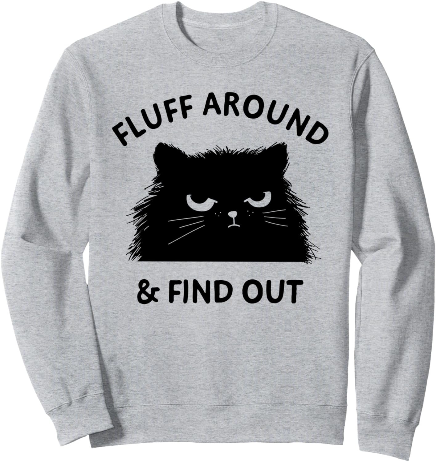 Толстовка с саркастическим юмором и надписью Fluff Around Grumpy Funny Cat Lady Funny Cat Sayings & Jokes, серый
Толстовка с саркастическим юмором и надписью Fluff Around Grumpy Funny Cat Lady Funny Cat Sayings & Jokes, серый