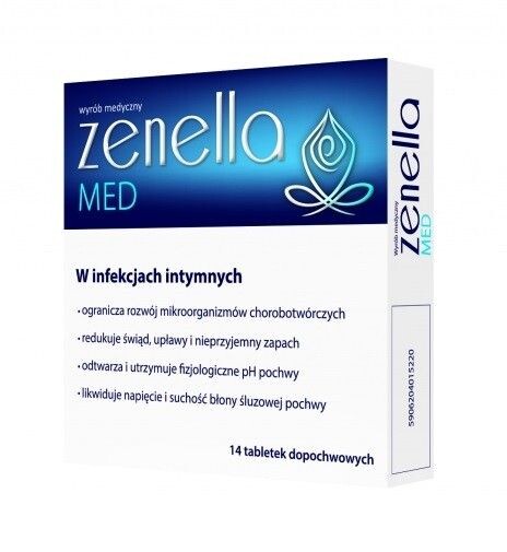 Zenella Med подготовка для женщин, 14 шт.
Zenella Med подготовка для женщин, 14 шт.