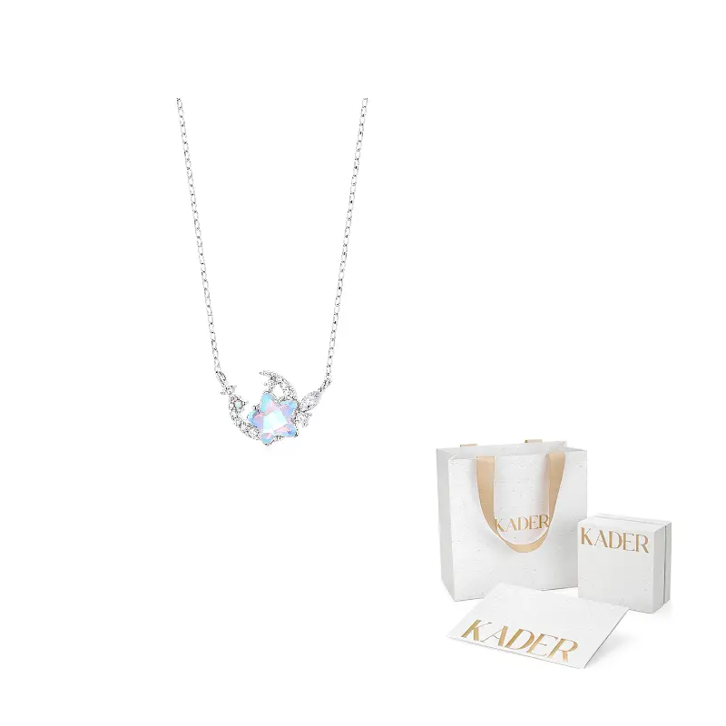 KADER Серебряное ожерелье S925 для девочек и женщин ослепительного цвета конфетного оттенка
KADER Серебряное ожерелье S925 для девочек и женщин ослепительного цвета конфетного оттенка