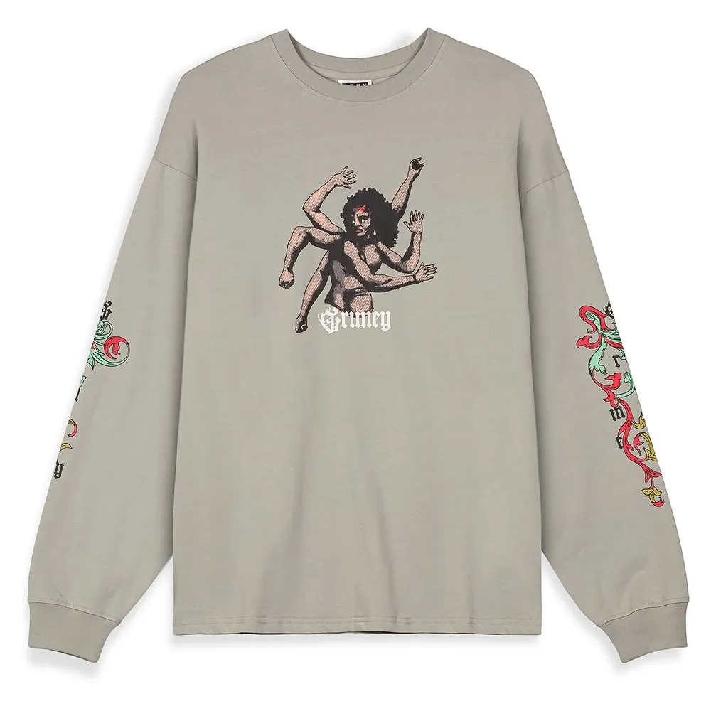 Лонгслив Grimey Saoirse Divine Council, серый
Лонгслив Grimey Saoirse Divine Council, серый