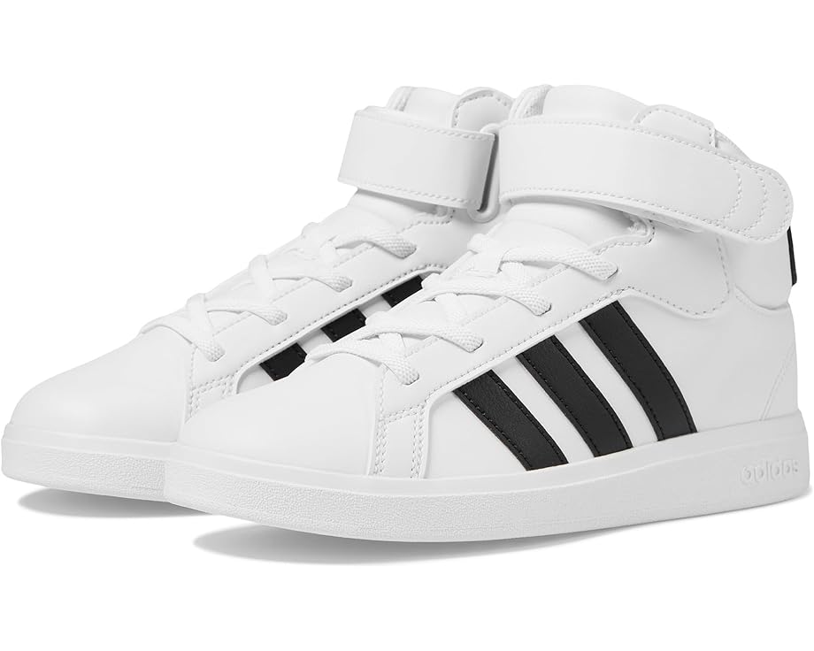 Кроссовки adidas Kids Grand Court Mid Shoes, цвет White/Black/White
Кроссовки adidas Kids Grand Court Mid Shoes, цвет White/Black/White
