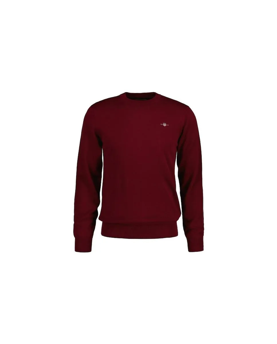 Мужской свитер с круглым вырезом и вышивкой на груди Gant, красный
Мужской свитер с круглым вырезом и вышивкой на груди Gant, красный