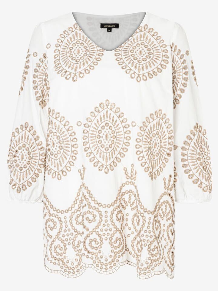 Блузка белого/бежевого цвета More & More
Блузка белого/бежевого цвета More & More