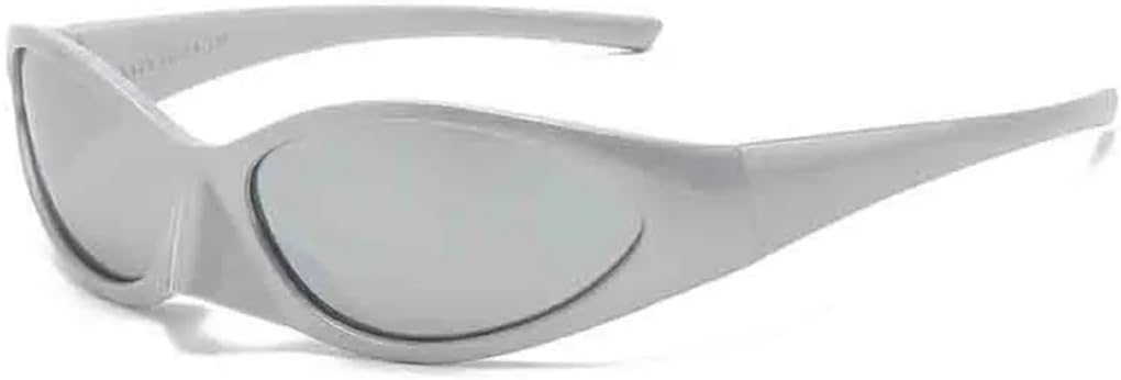 Спортивные панк-солнцезащитные очки для женщин, модные очки-маски для мужчин, солнцезащитные очки с защитой от УФ-излучения (UV400), модные очки для женщин VVTWSSW, Silver Silver
Спортивные панк-солнцезащитные очки для женщин, модные очки-маски для мужчин, солнцезащитные очки с защитой от УФ-излучения (UV400), модные очки для женщин VVTWSSW, Silver Silver