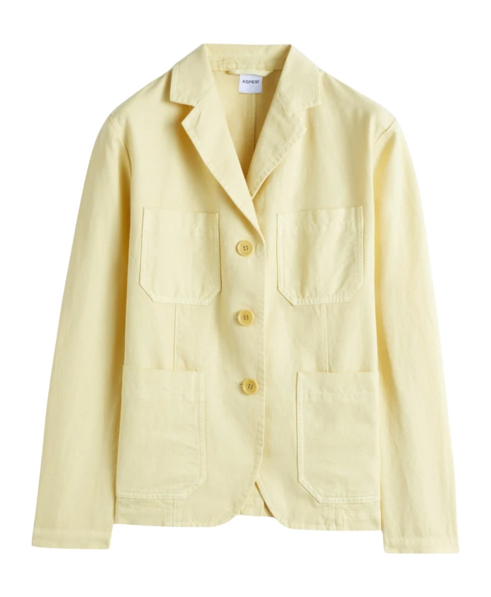 Куртка из льна и хлопка Aspesi, желтый
Куртка из льна и хлопка Aspesi, желтый