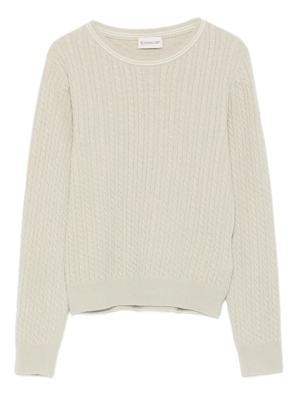 Свитер фактурной вязки с круглым вырезом Moncler Enfant, зеленый
Свитер фактурной вязки с круглым вырезом Moncler Enfant, зеленый