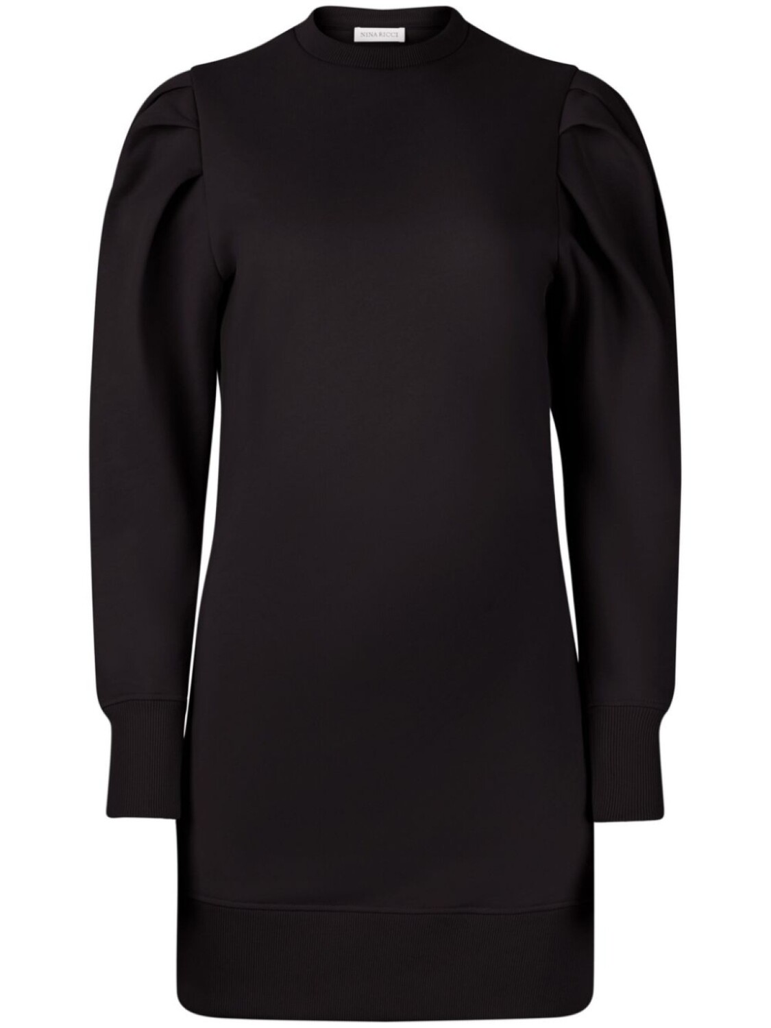 Платье-свитер с рукавами-фонариками от Nina Ricci, черный
Платье-свитер с рукавами-фонариками от Nina Ricci, черный