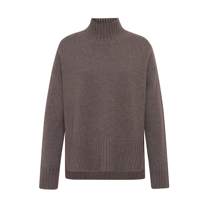 Свитер Deep Breath с воротником-сигаретой, серый
Свитер Deep Breath с воротником-сигаретой, серый