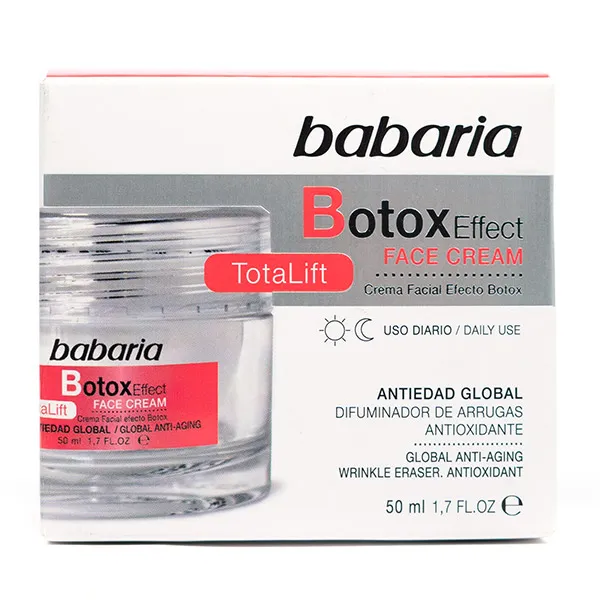 Эффект ботокса Crema Facial Babaria, 50 ml
Эффект ботокса Crema Facial Babaria, 50 ml