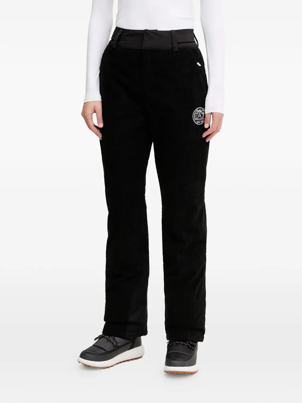 Вельветовые лыжные брюки Ea7 Emporio Armani, черный
Вельветовые лыжные брюки Ea7 Emporio Armani, черный