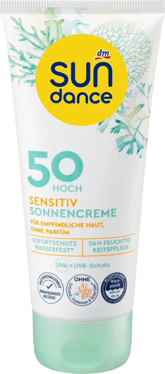 Солнцезащитный крем для чувствительной кожи SPF 50 100мл SUNDANCE
Солнцезащитный крем для чувствительной кожи SPF 50 100мл SUNDANCE