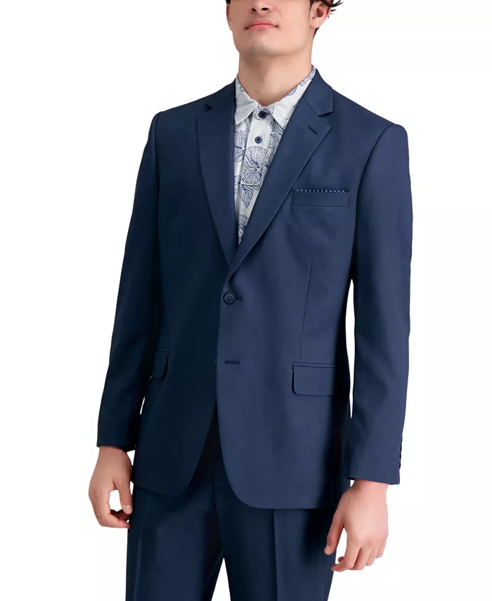 Мужское путешествие Performance куртка-пиджак Tailored Fit из костюмных раздельных элементов Haggar, синий
Мужское путешествие Performance куртка-пиджак Tailored Fit из костюмных раздельных элементов Haggar, синий