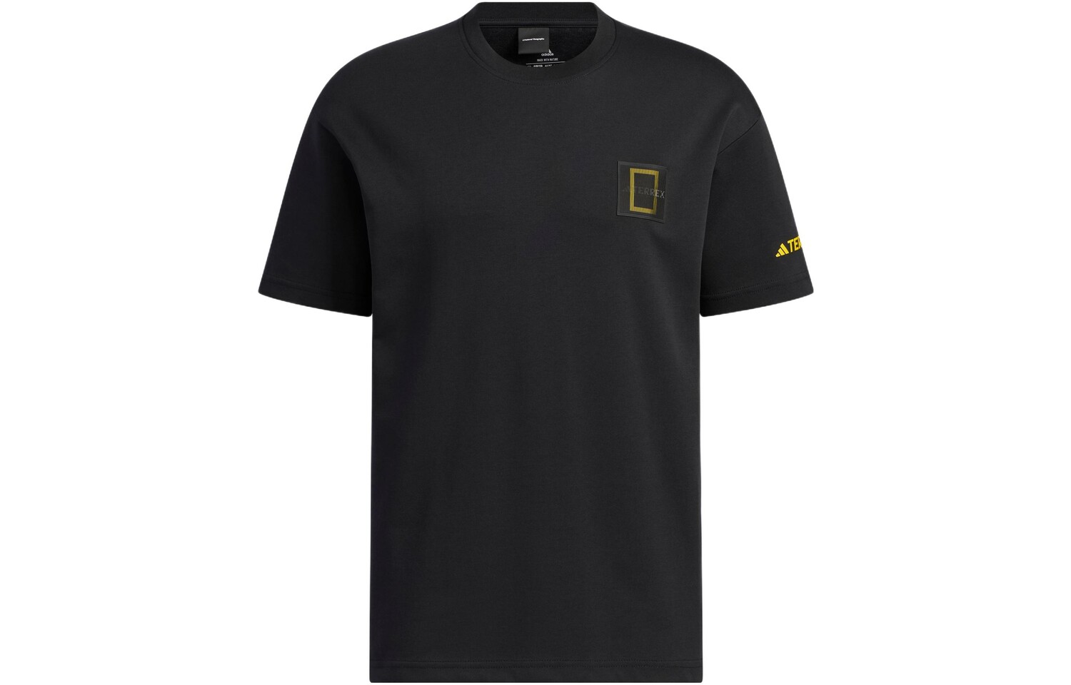 Футболка National Geographic Co-branded Section, унисекс, черная Adidas, черный 
Футболка National Geographic Co-branded Section, унисекс, черная Adidas, черный