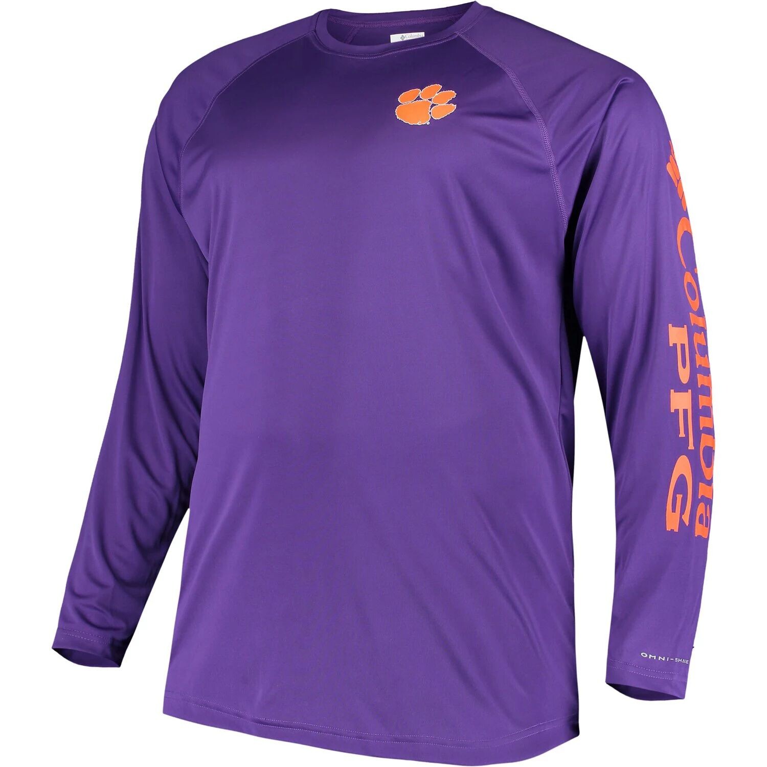 Мужская фиолетовая футболка Columbia Clemson Tigers Big & Tall Terminal Tackle с длинными рукавами и омни-оттенком, Фиолетовый, Мужская фиолетовая футболка Columbia Clemson Tigers Big & Tall Terminal Tackle с длинными рукавами и омни-оттенком
Мужская фиолетовая футболка Columbia Clemson Tigers Big & Tall Terminal Tackle с длинными рукавами и омни-оттенком, Фиолетовый, Мужская фиолетовая футболка Columbia Clemson Tigers Big & Tall Terminal Tackle с длинными рукавами и омни-оттенком
