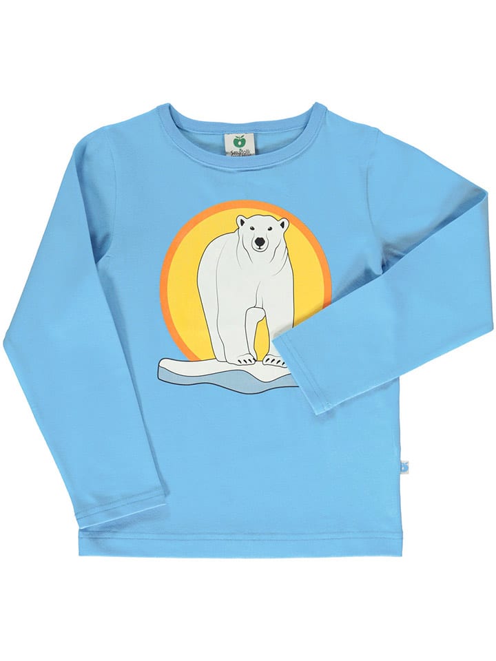 Лонгслив Småfolk, цвет blau/gelb 
Лонгслив Småfolk, цвет blau/gelb