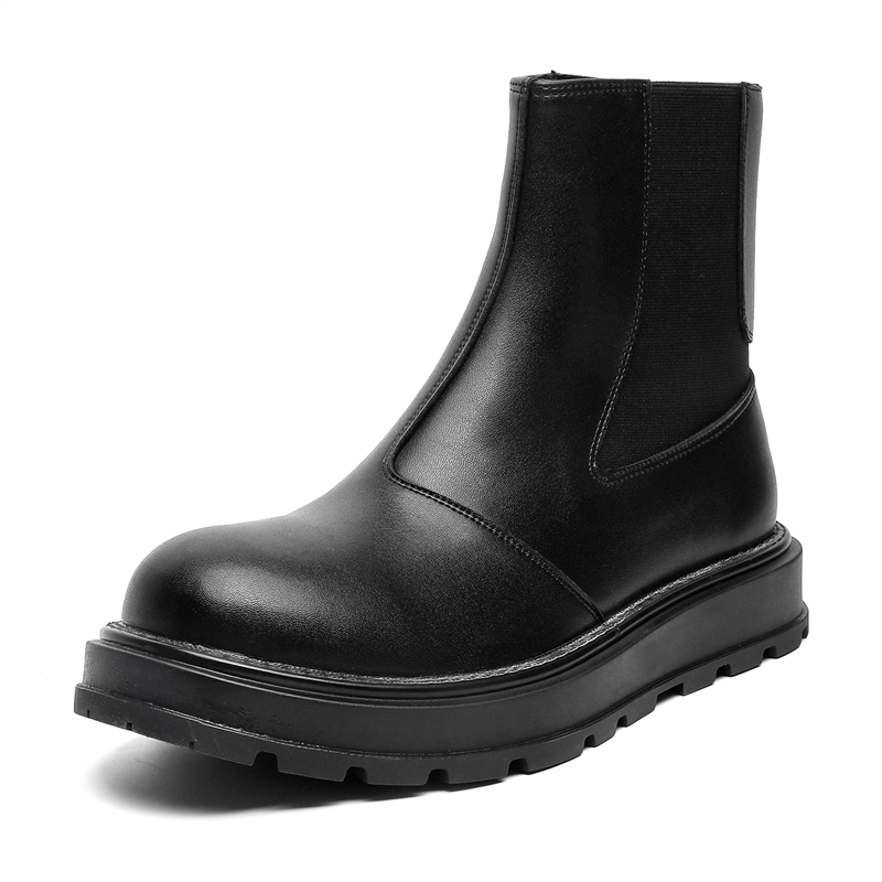 Мужские ботинки челси, дышащие, с мягкой подошвой, короткие ботинки, ботинки-сигары в британском стиле, модные ботинки Martin средней высоты, черные V05, Black
Мужские ботинки челси, дышащие, с мягкой подошвой, короткие ботинки, ботинки-сигары в британском стиле, модные ботинки Martin средней высоты, черные V05, Black