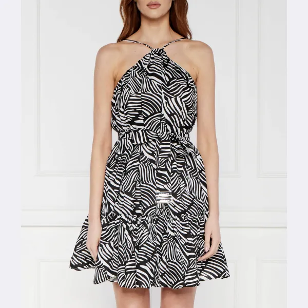 Платье с поясом под зебру Michael Kors, черный
Платье с поясом под зебру Michael Kors, черный