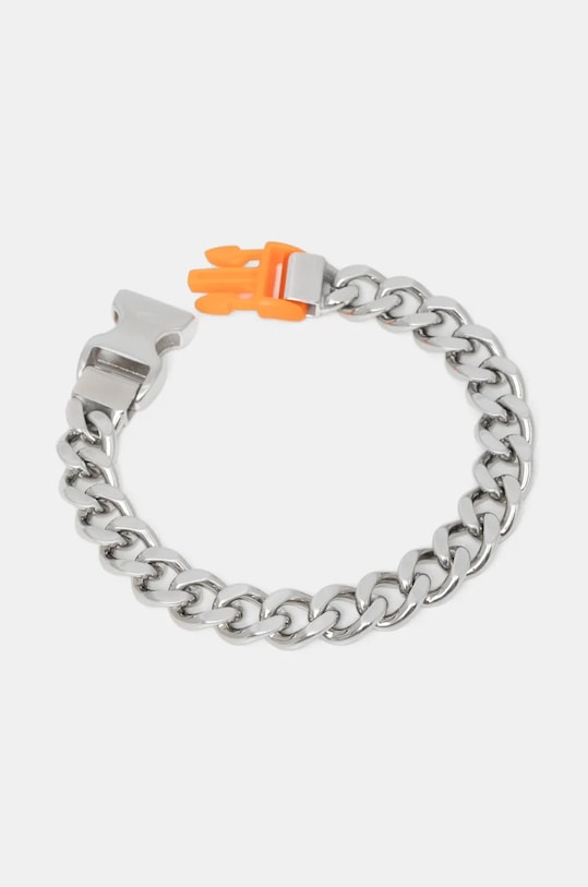 Браслет с логотипом Armani Exchange, серебряный
Браслет с логотипом Armani Exchange, серебряный