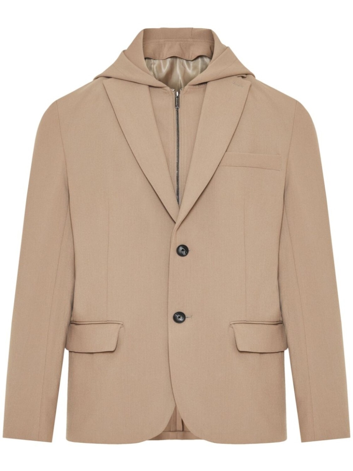 Блейзер с капюшоном Emporio Armani, нейтральный цвет
Блейзер с капюшоном Emporio Armani, нейтральный цвет