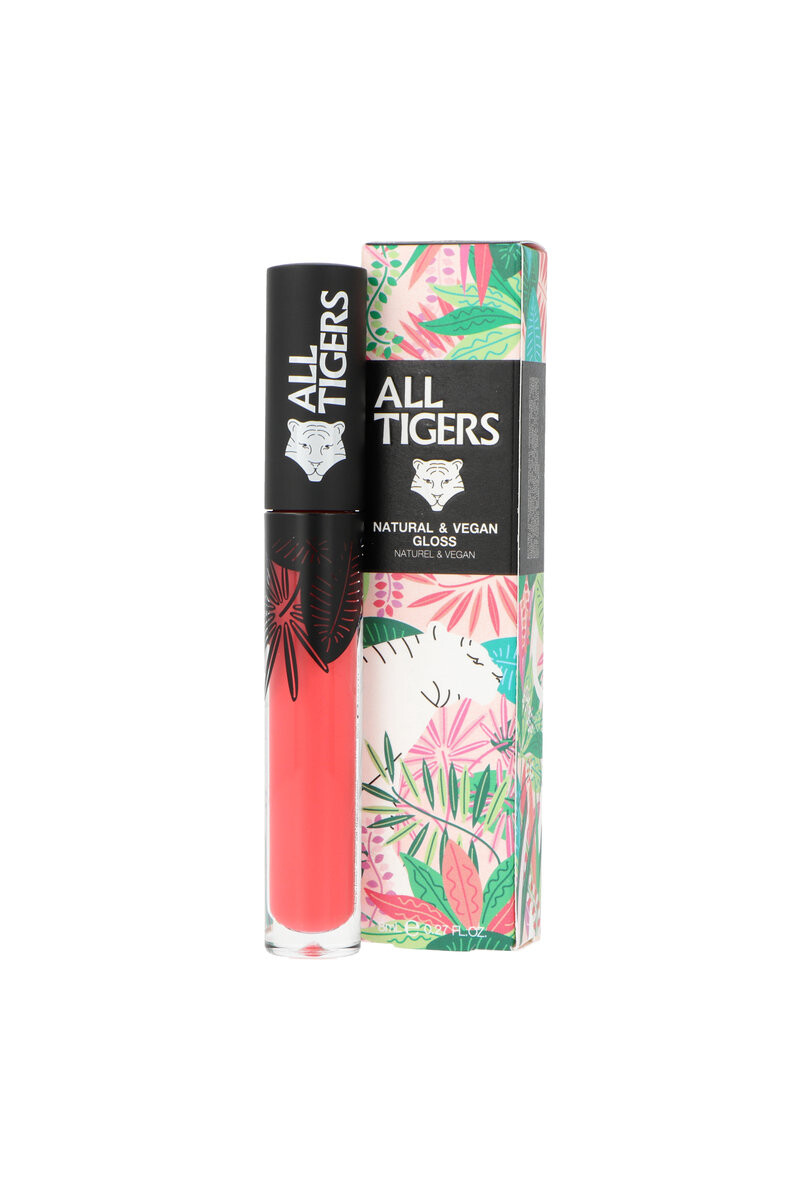 All Tigers, Natural & Vegan Gloss 701 Dream Bigger, Губная помада, 8 мл 
All Tigers, Natural & Vegan Gloss 701 Dream Bigger, Губная помада, 8 мл