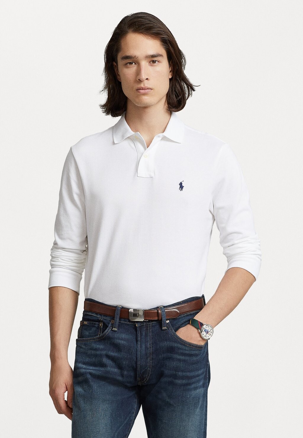 Рубашка-поло SLIM LONG SLEEVE Polo Ralph Lauren, белый
Рубашка-поло SLIM LONG SLEEVE Polo Ralph Lauren, белый
