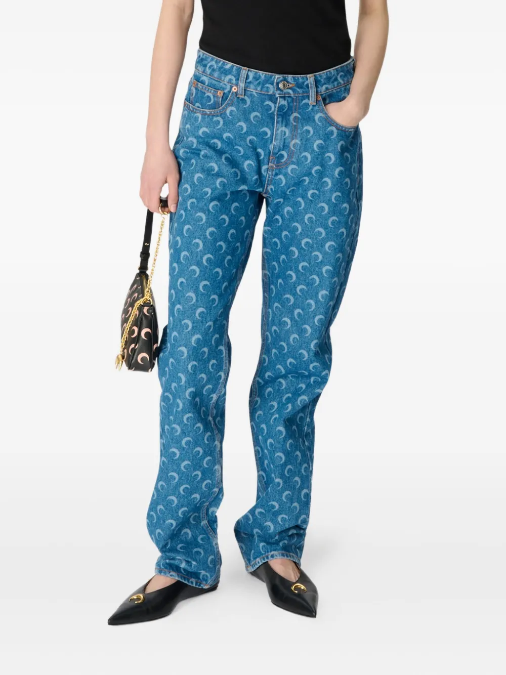 Прямые джинсы Moon Laser Marine Serre, синий
Прямые джинсы Moon Laser Marine Serre, синий